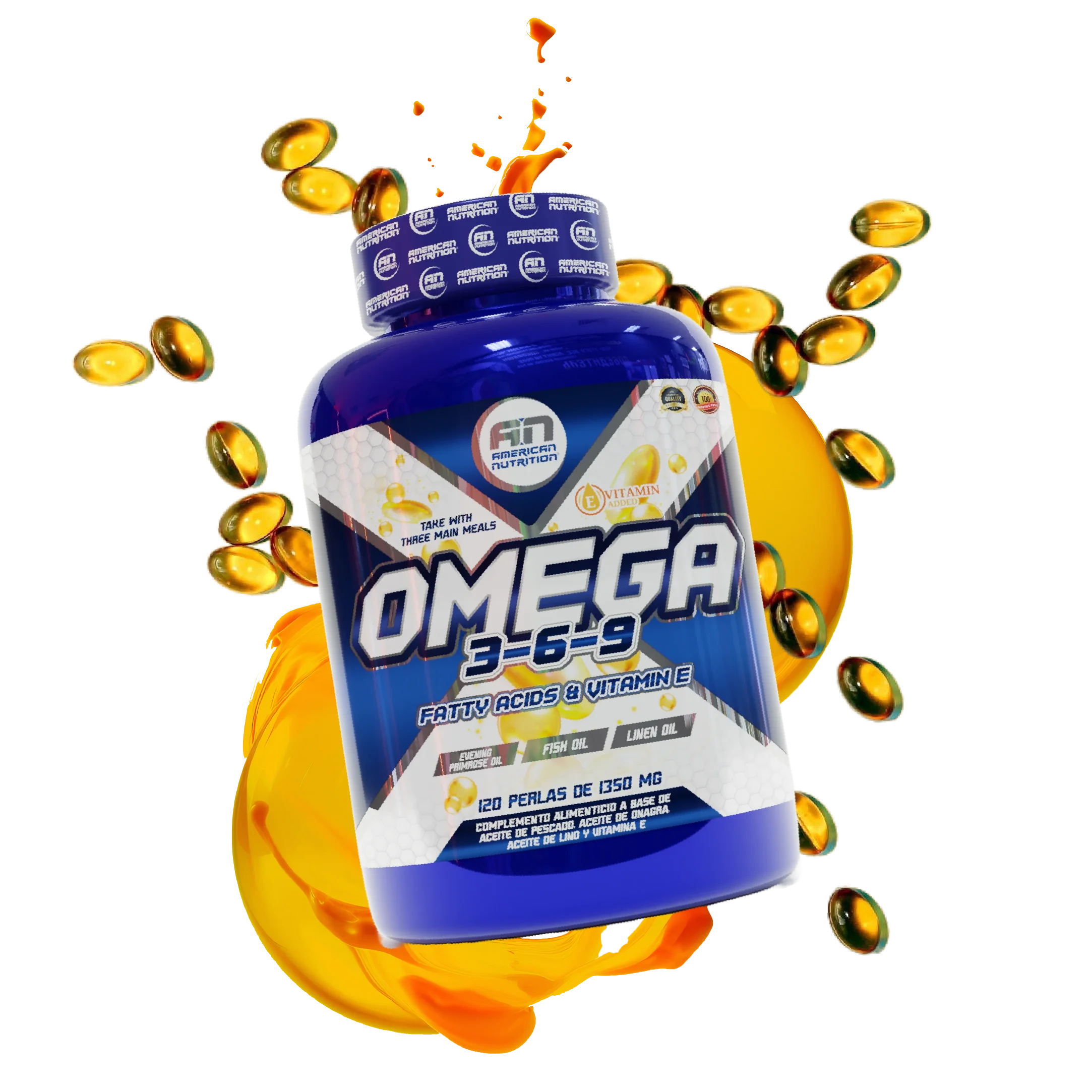 Omega 3-6-9 Fatty Acids & Vitamin E - Imagen 2